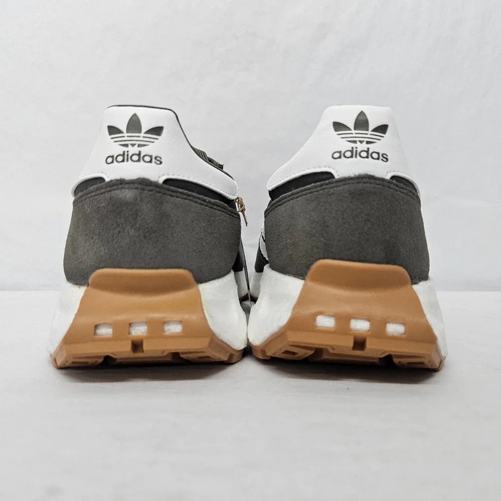 Adidas Retropy‎ E5 Casual Sneakers H03854 Olive White Gray Boost Mens Size 8.5